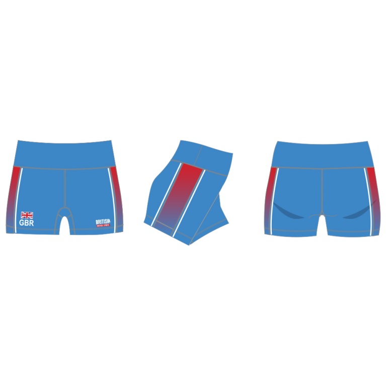Ladies High Waisted Pocketed Shorts